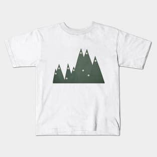 Moonlit Peaks Kids T-Shirt